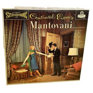 Mantovani Continental Encores (Vinyl, 1959) London PS 147 VG+ LP Record Album